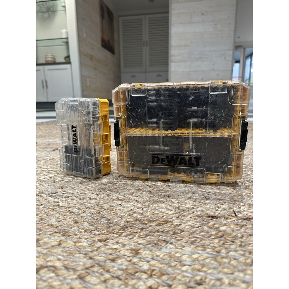 DeWalt Drill Bit ToughCase 2-pack Used Tough Case for Tough Jobs Black/Yellow